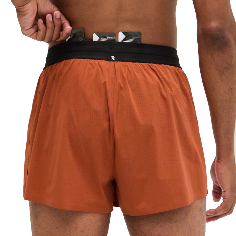 Bandit Running - Vento™ 3" Split Short - Rust- Men's