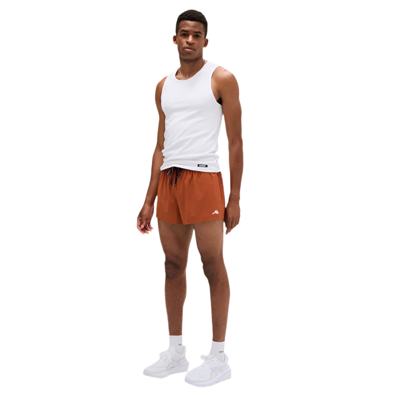 Bandit Running - Vento™ 3" Split Short - Rust- Men's