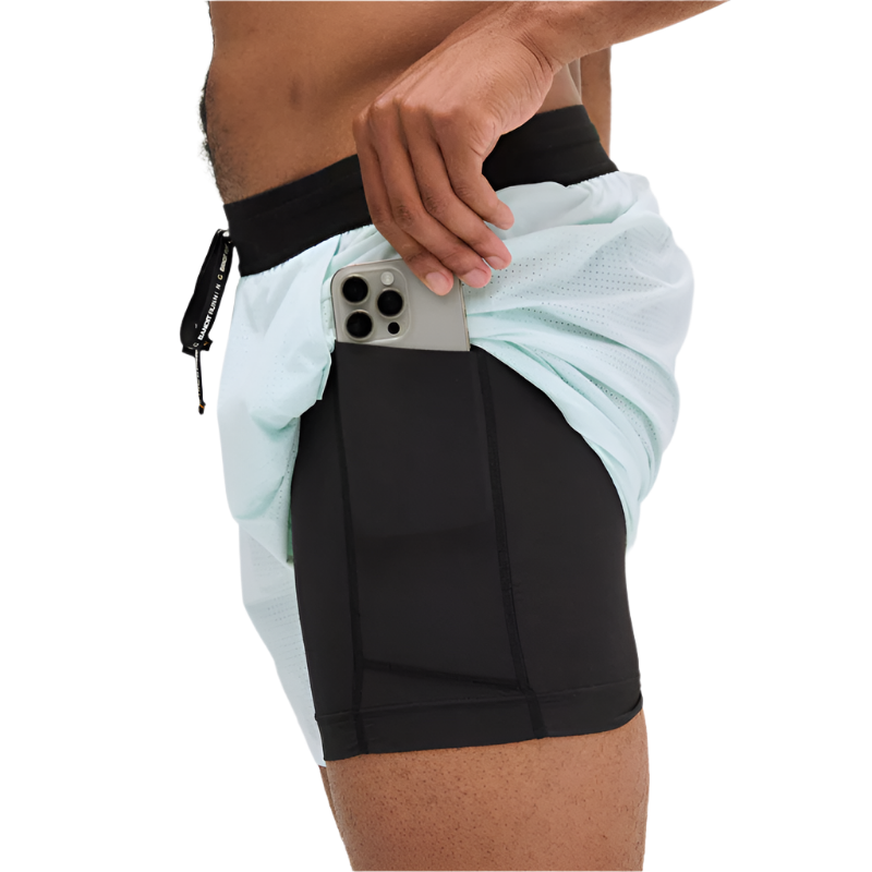 Bandit Running - Vento™ 5" Run Short  - Minty Blue - Men's