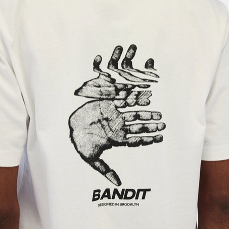 Bandit Running - Winter Classic Cotton Tee - White - Unisex
