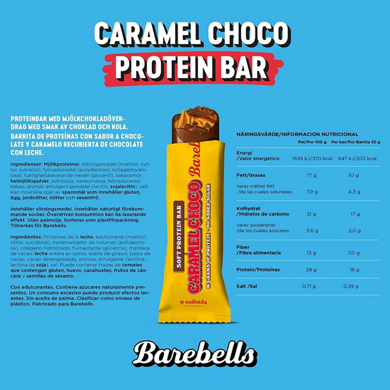 Barebells - Protein Bar - Caramel Choco