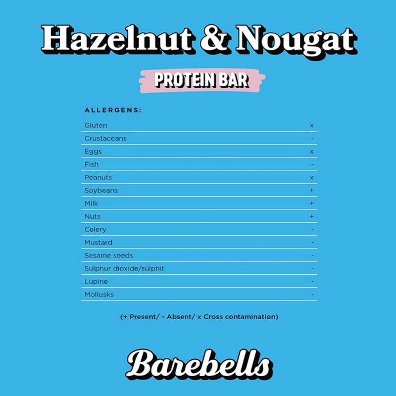 Barebells - Protein Bar - Hazelnut Nougat