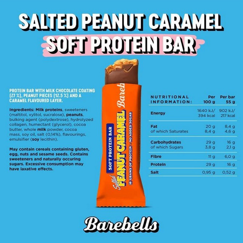 Barebells - Protein Bar - Salted Peanut Caramel
