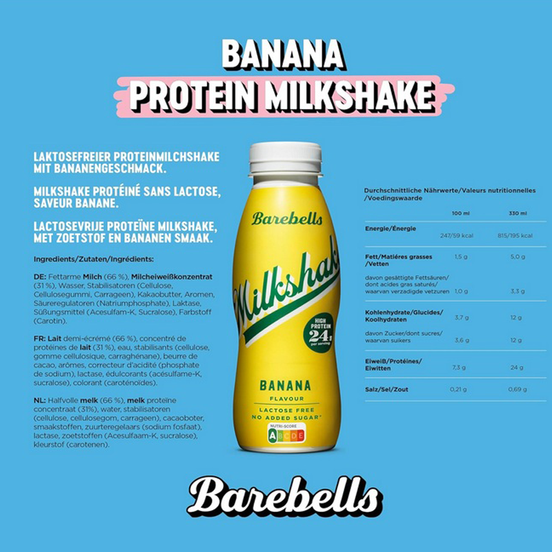 Barebells - Protein Milkshake - Banana
