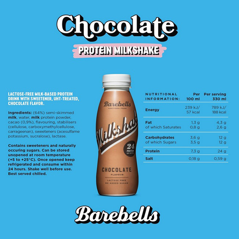 Barebells - Protein Milkshake - Chocolate