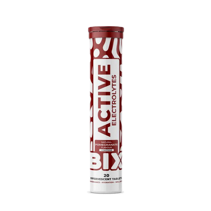 BIX - Active Electrolytes - Pomegranate (Caffeine) - Single Tube (20 Tablets)