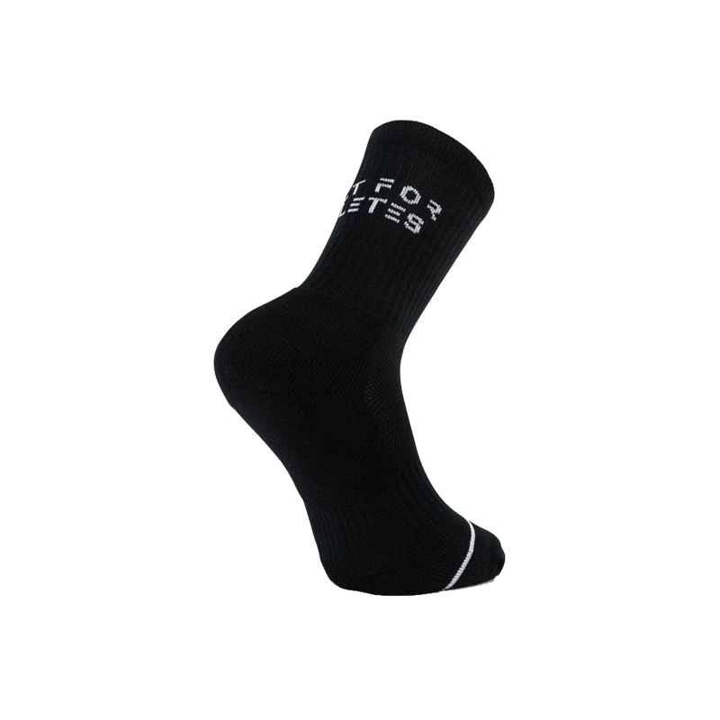 Built for Athletes  - Crew Training Socks - Black