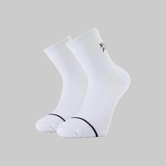 Built for Athletes  - Crew Training Socks - White