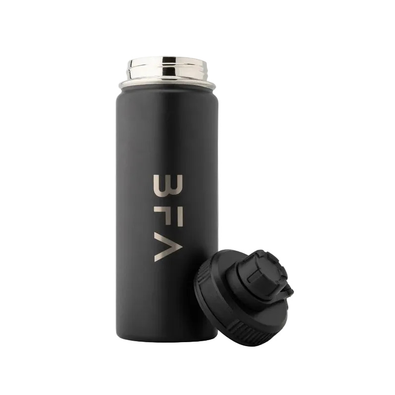 Built for Athletes - Flow Bottle - Black - 540ml