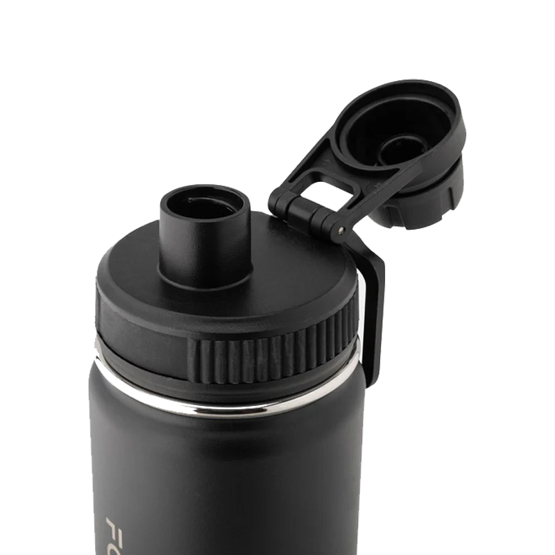 Built for Athletes - Flow Bottle - Black - 540ml