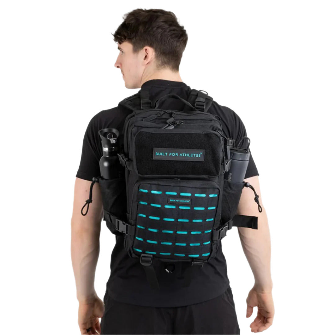 Built for Athletes - Hero Backpack Compact - Black & Aqua