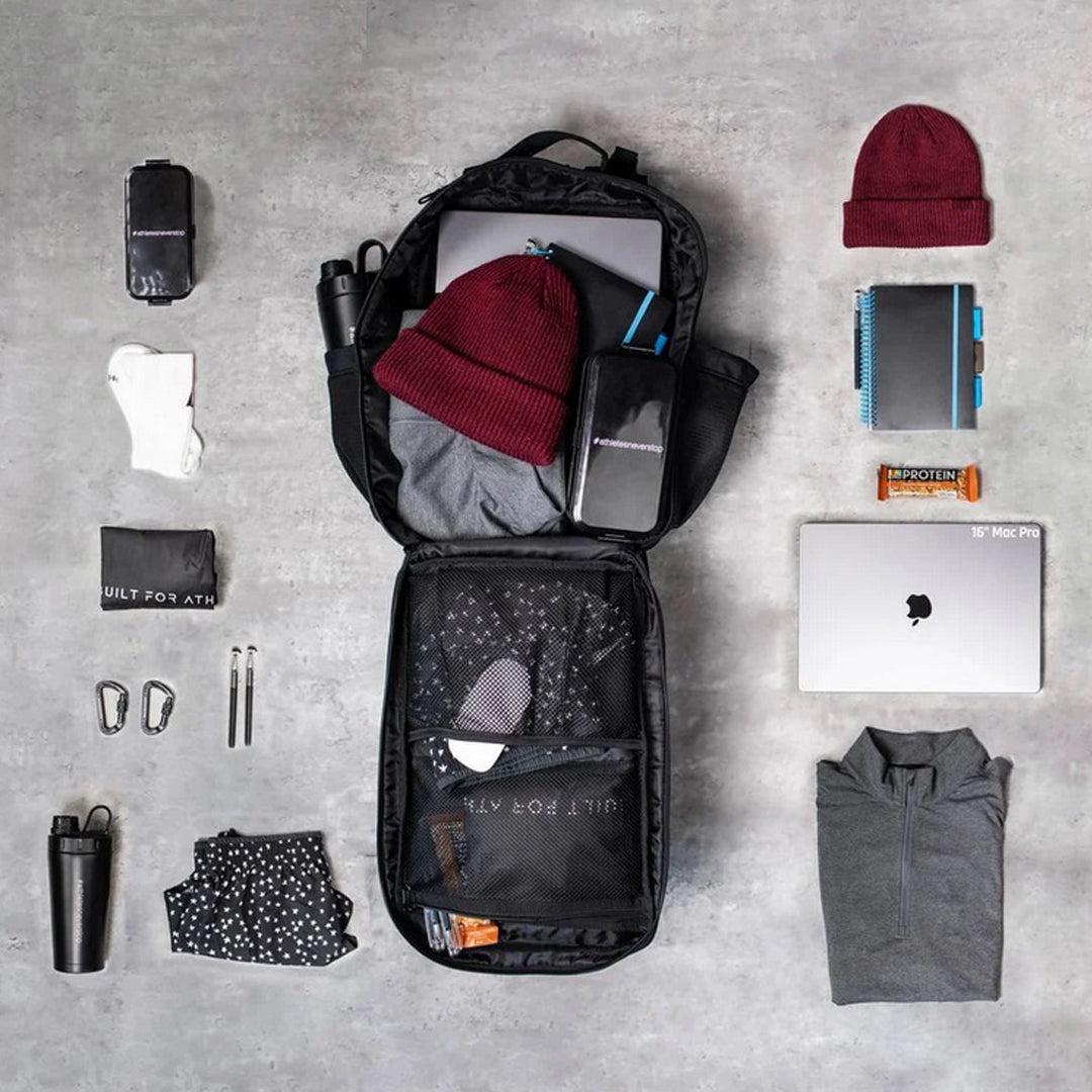 Built for Athletes - Hero Backpack Compact - Black & Aqua