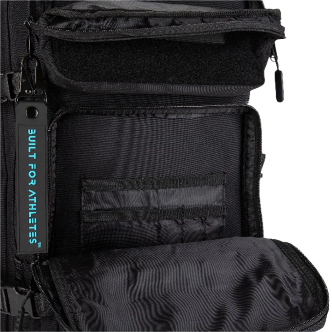 Built for Athletes - Hero Backpack Plus - Black & Aqua