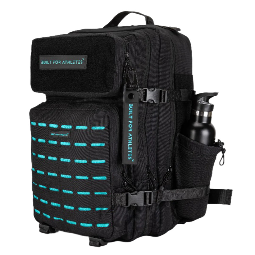 Built for Athletes - Hero Backpack Plus - Black & Aqua
