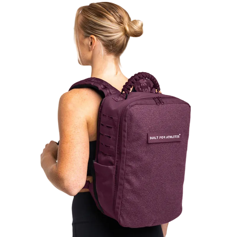 Built for Athletes - The Signature Backpack - Plum