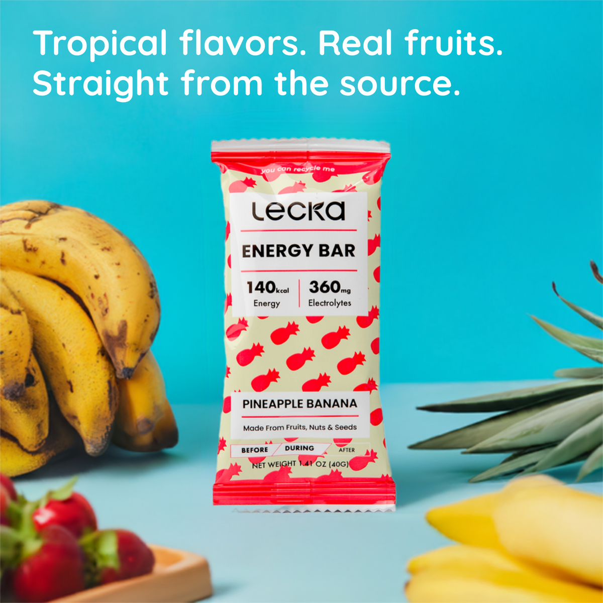 Lecka - Energy Bar - Pineapple Banana