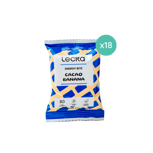 Lecka - Energy Bite - Cacao Banana (Box of 18)