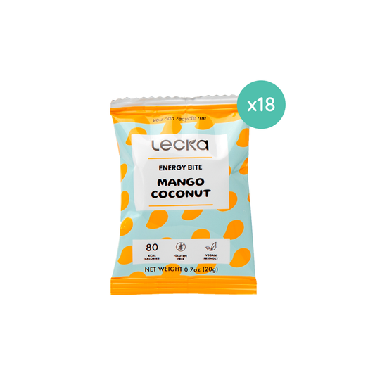 Lecka - Energy Bite - Mango Coconut (Box of 18)