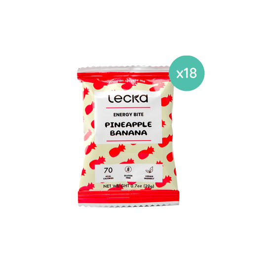 Lecka - Energy Bite - Pineapple Banana (Box of 18)
