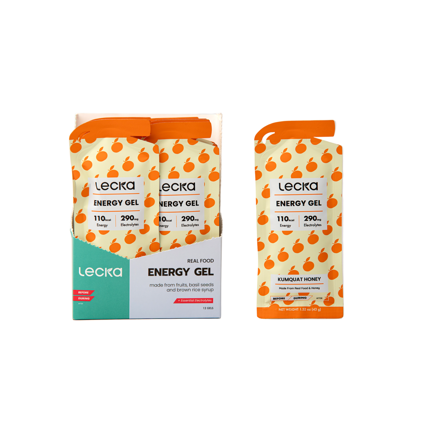 Lecka - Energy Gel - Kumquat Honey