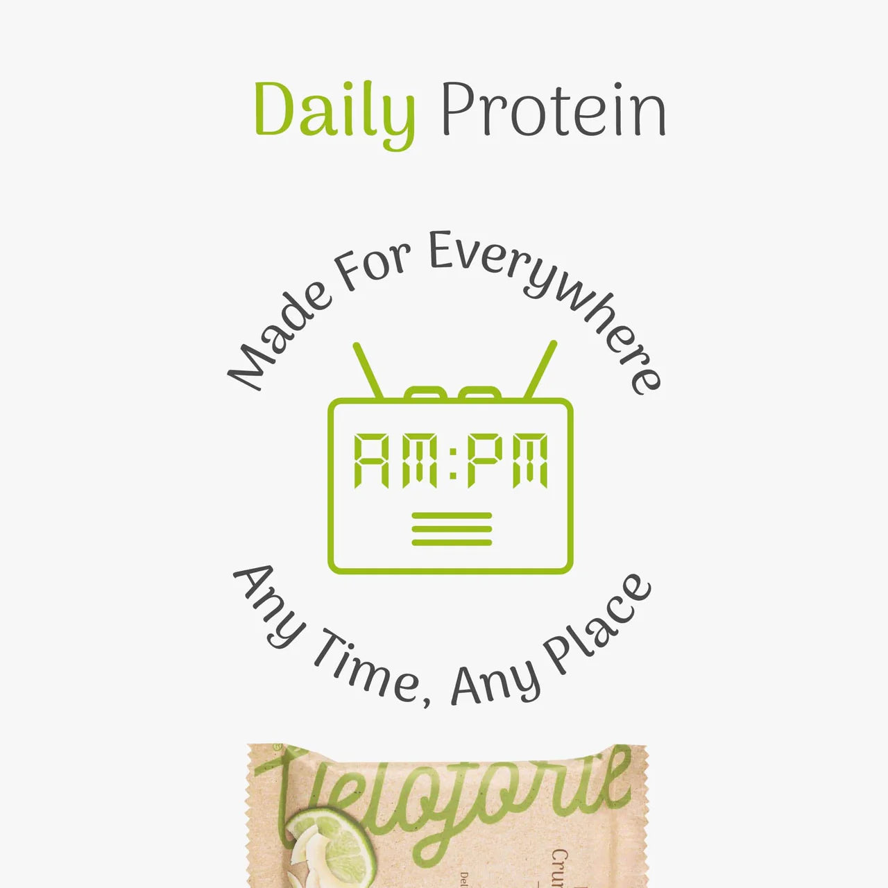Veloforte - Protein Crunch Bar with Collagen - Lime & Coconut