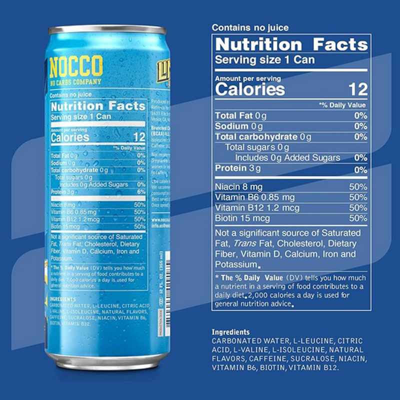 NOCCO - Limon De Sol (Caffeine 180mg)