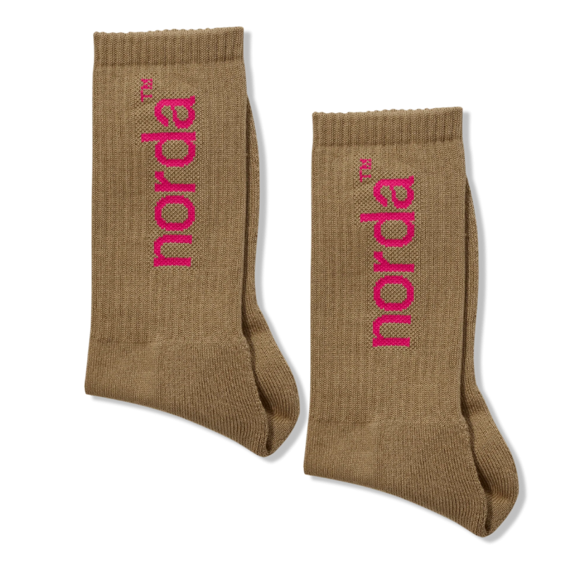 norda - Retro Sock - Pink Fudge