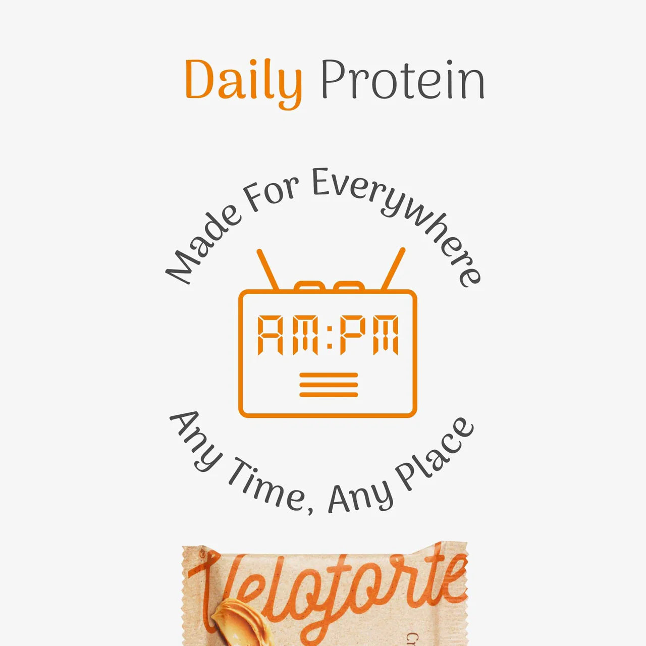 Veloforte - Protein Crunch Bar with Collagen - Peanut & Sea Salt
