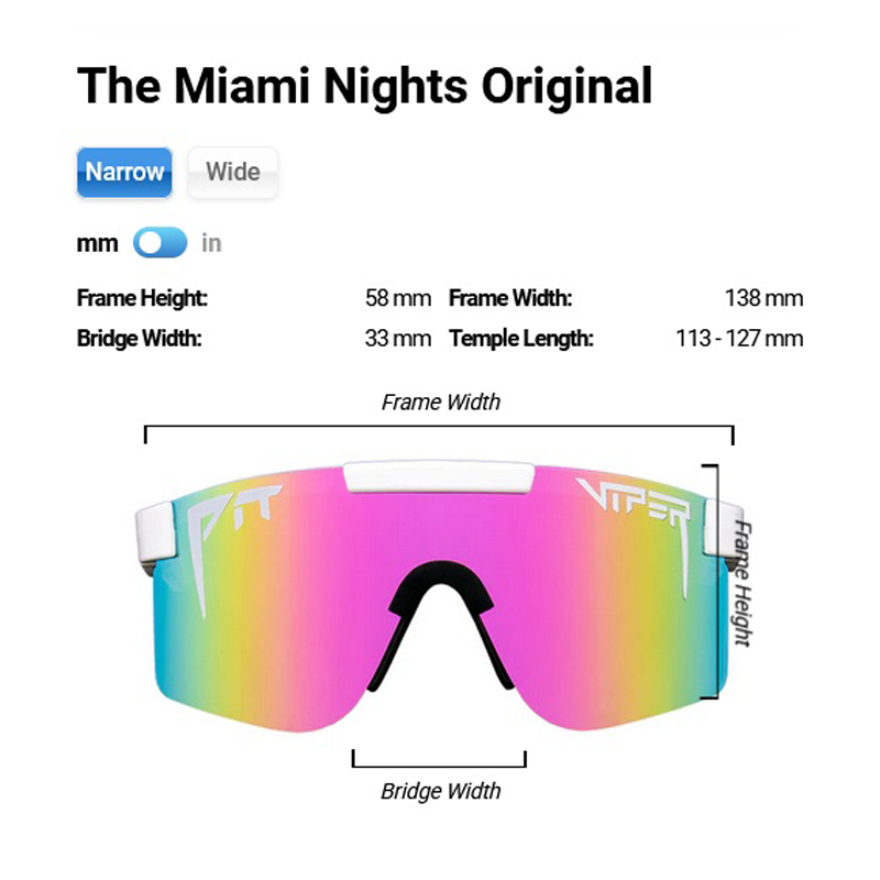 Pit Viper - The Miami Nights Original - Z87+ Pink - Regular
