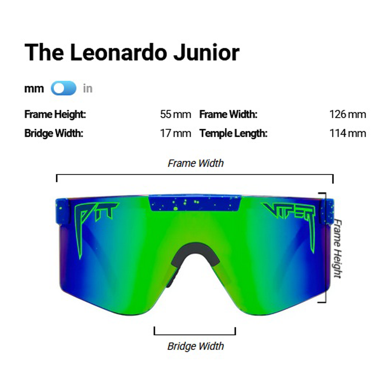 Pit Viper - The Leonardo Junior - Blue/Green
