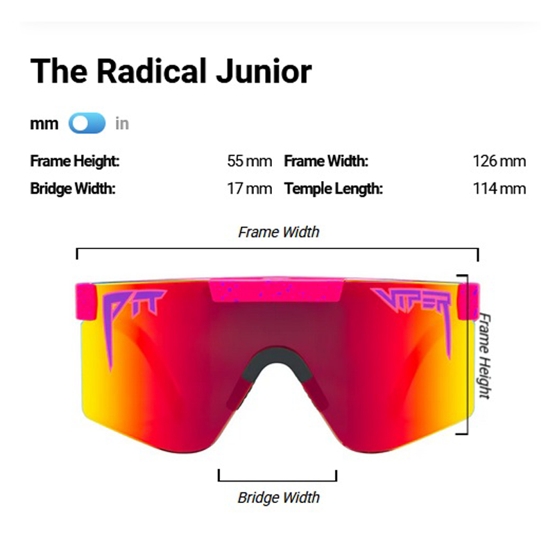 Pit Viper - The Radical Junior - Rainbow