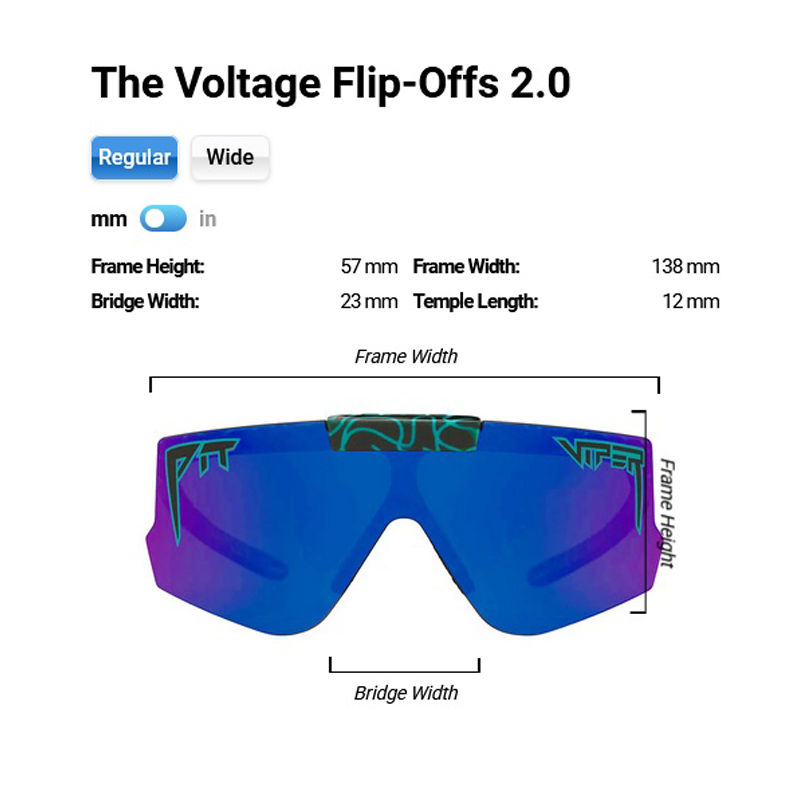 Pit Viper - The Voltage Flip-Offs - Pink/Purple - Regular