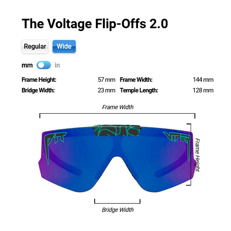 Pit Viper - The Voltage Flip-Offs - Pink/Purple - Wide