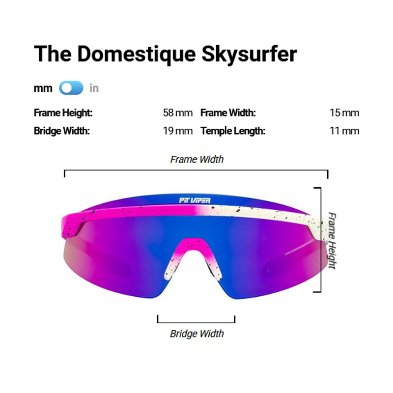Pit Viper - The Domestique Skysurfer - Z87+ Pink/Purple