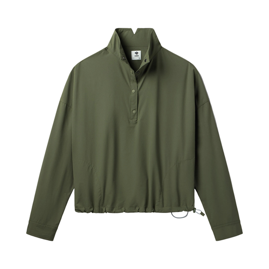 rabbit - High Country Pullover LS - Olive Green - Women's