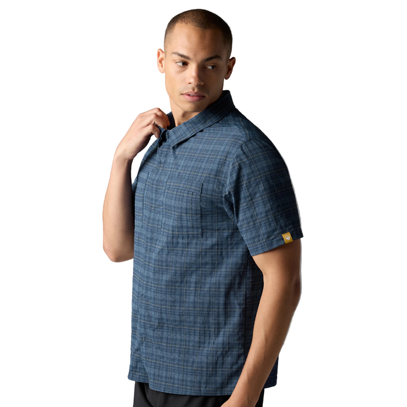 rabbit - High Country Relaxed SS - Dress Blues Plaid - Men's