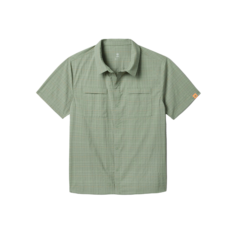 rabbit - High Country Relaxed SS - Sea Spray Plaid - Men's