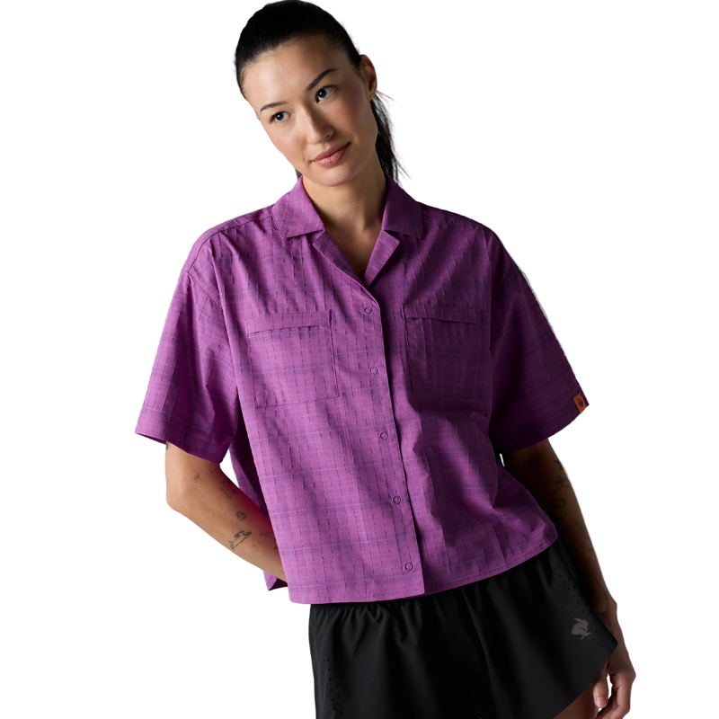 rabbit - High Country SS - Purple Cactus Plaid - Women's