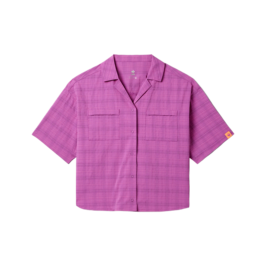 rabbit - High Country SS - Purple Cactus Plaid - Women's