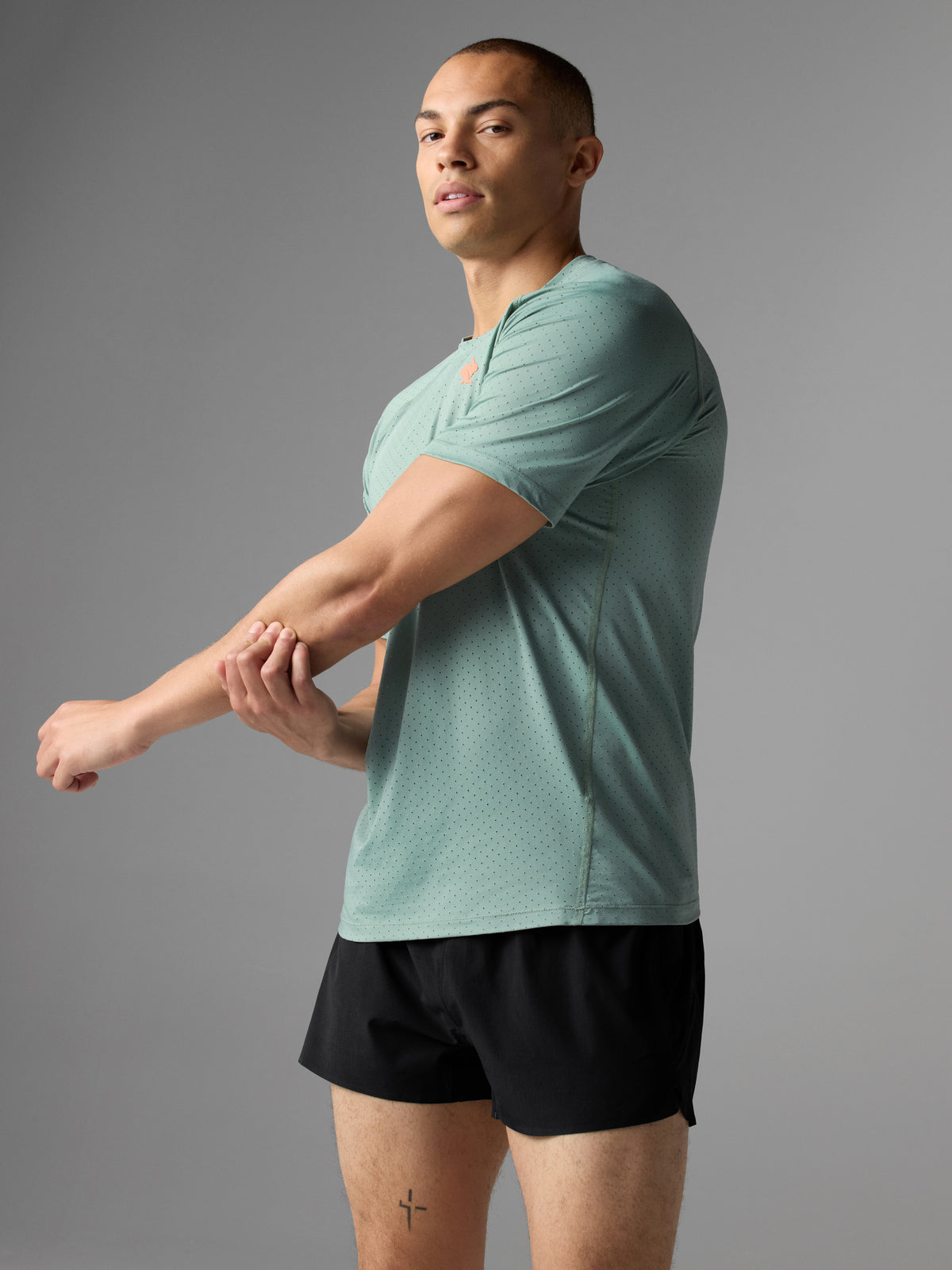 rabbit - ICE Perf Tee SS - Iceberg Green - Men's