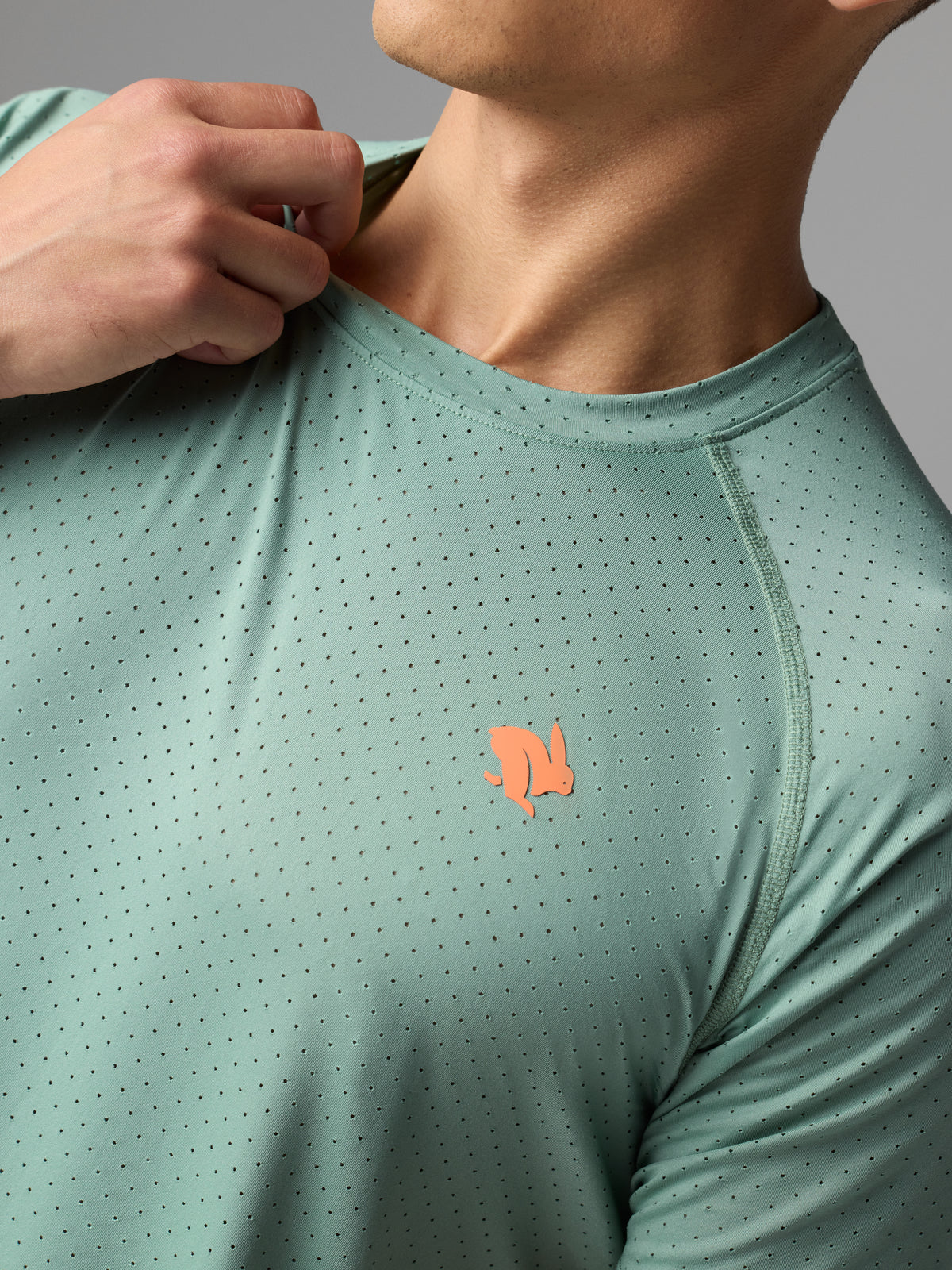 rabbit - ICE Perf Tee SS - Iceberg Green - Men's