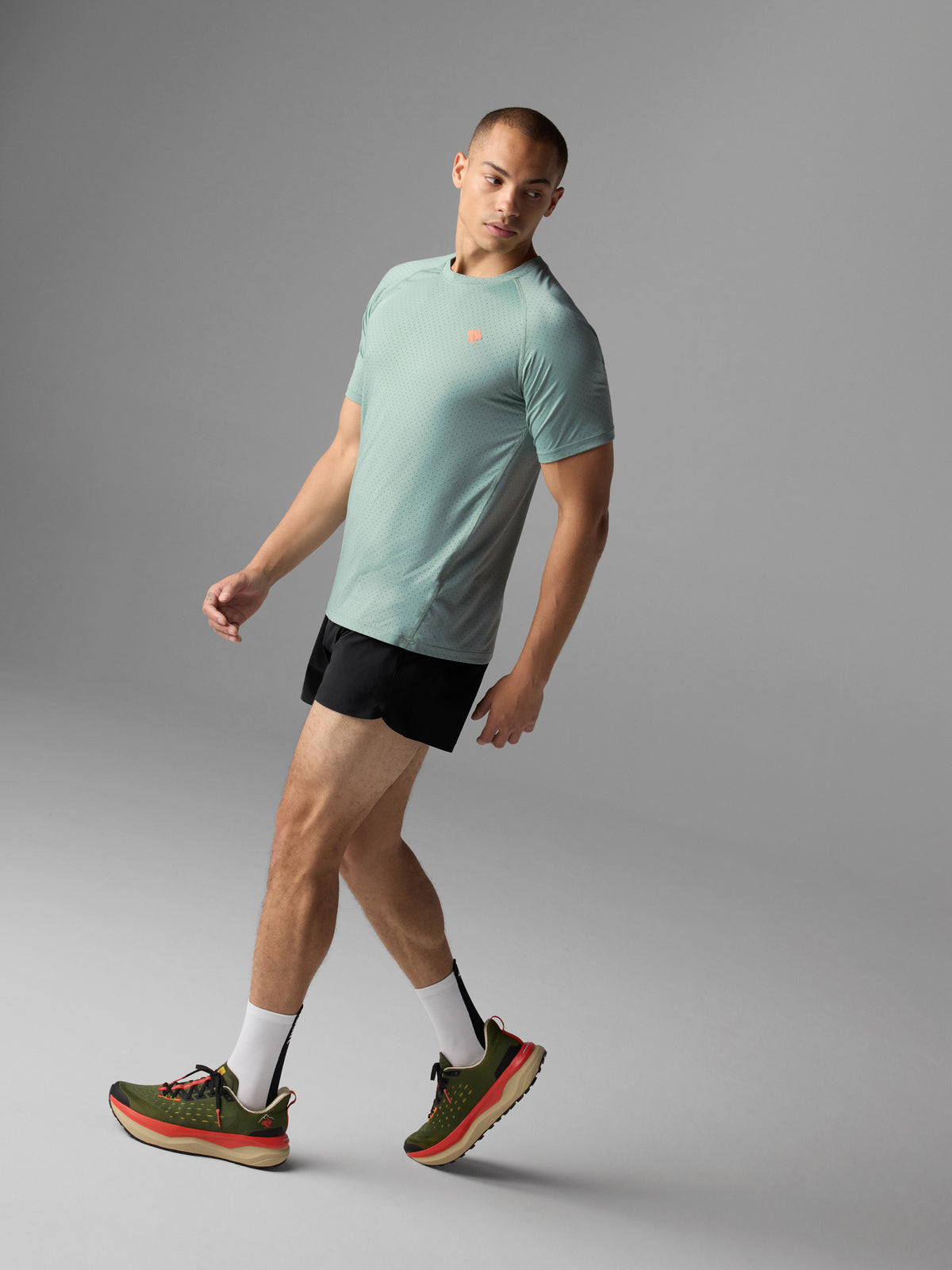 rabbit - ICE Perf Tee SS - Iceberg Green - Men's