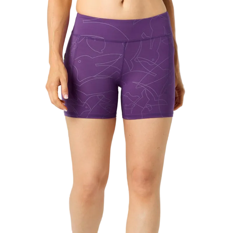 rabbit - Low Light Speed Leggy 4" - Purple Magic Reflective- Women's