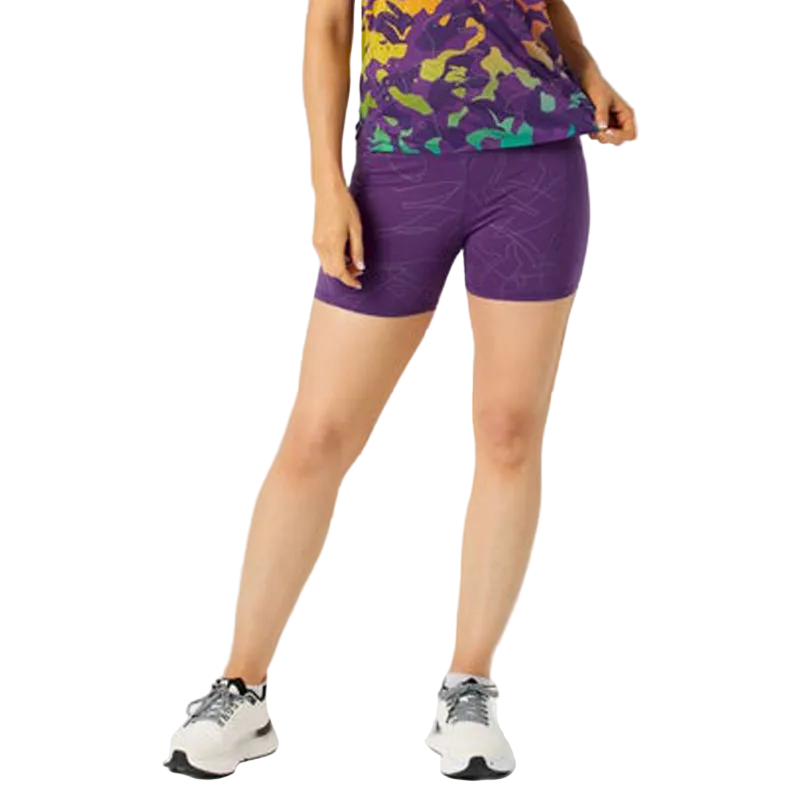 rabbit - Low Light Speed Leggy 4" - Purple Magic Reflective- Women's