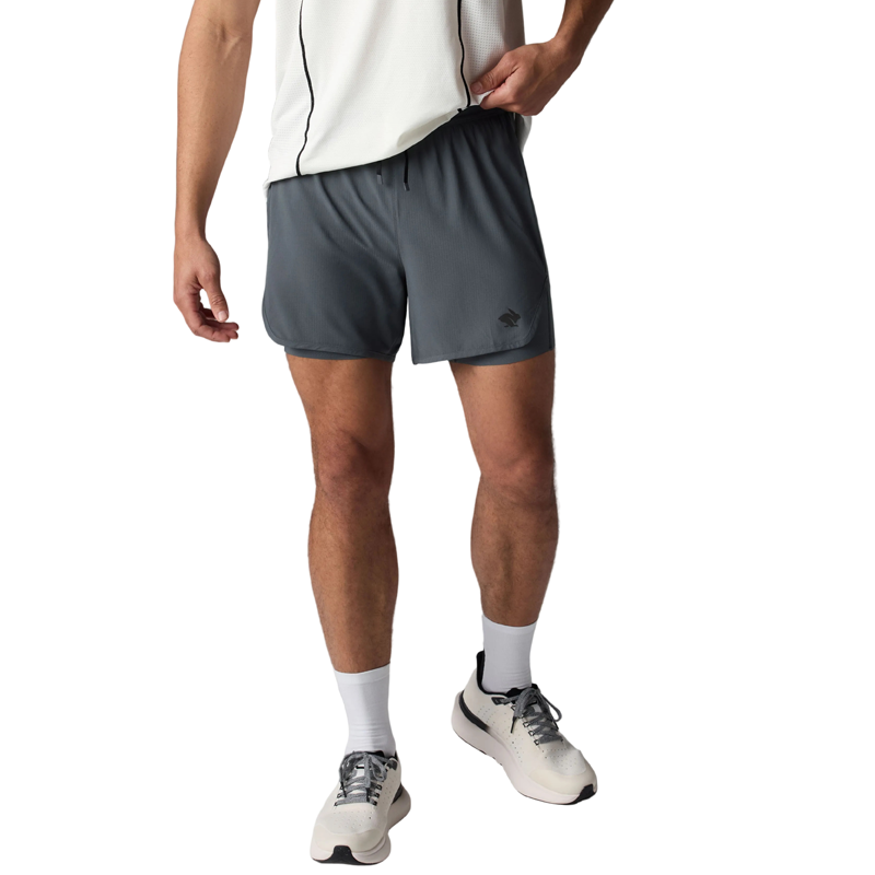 rabbit - Pacer Hybrid Short 5" - Iron Gate - Men's