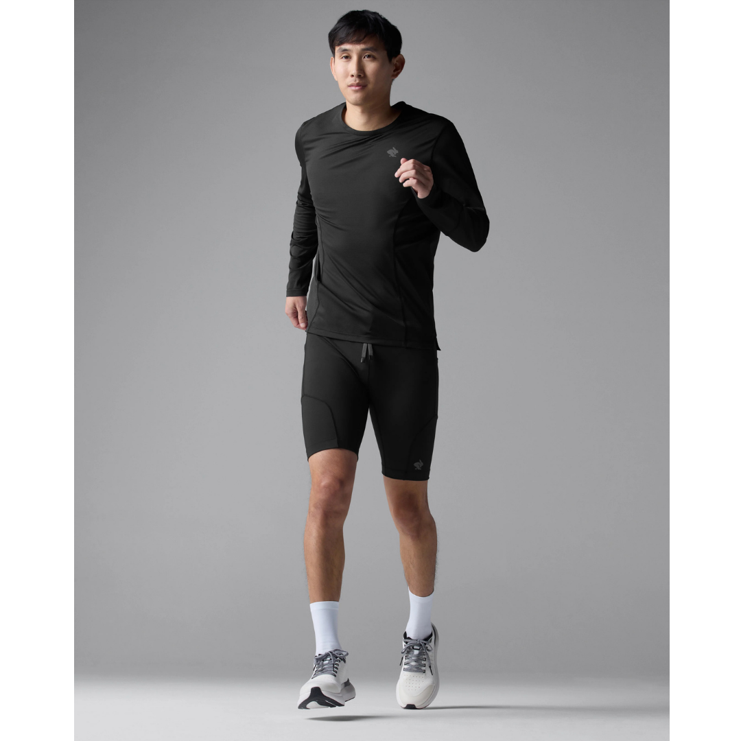 rabbit - Pacer Hybrid Short 8.5" - Black - Men's