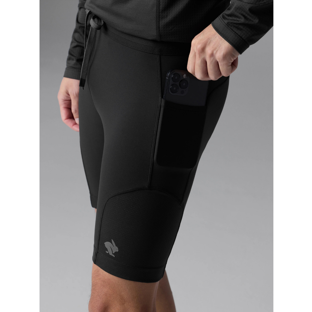 rabbit - Pacer Hybrid Short 8.5" - Black - Men's