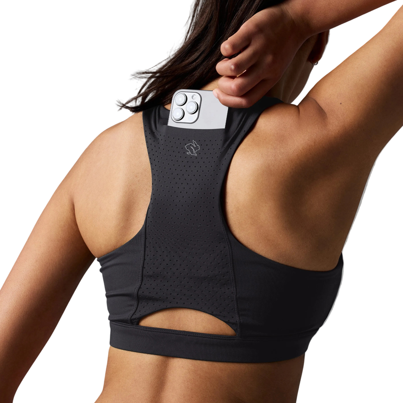 rabbit - Pocket Bra - Black - Women's