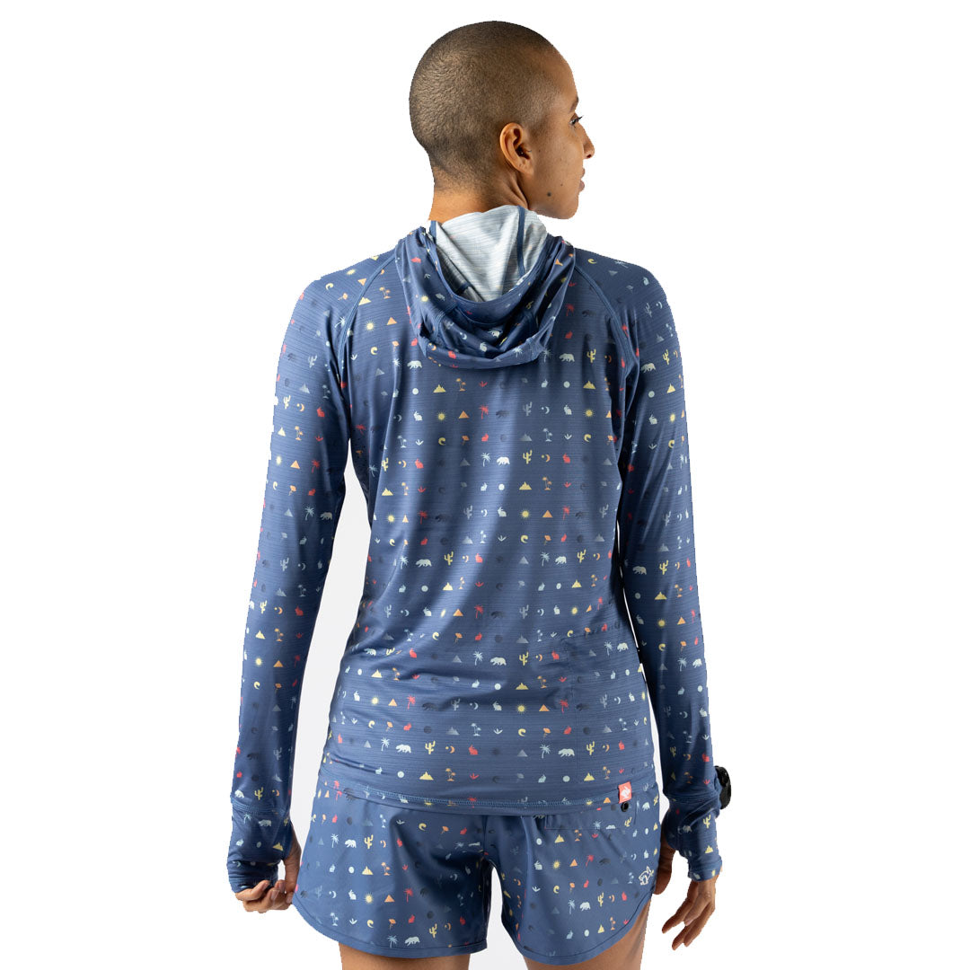 rabbit - UPF Deflector 2.0 - Bijou Blue Icon - Women's