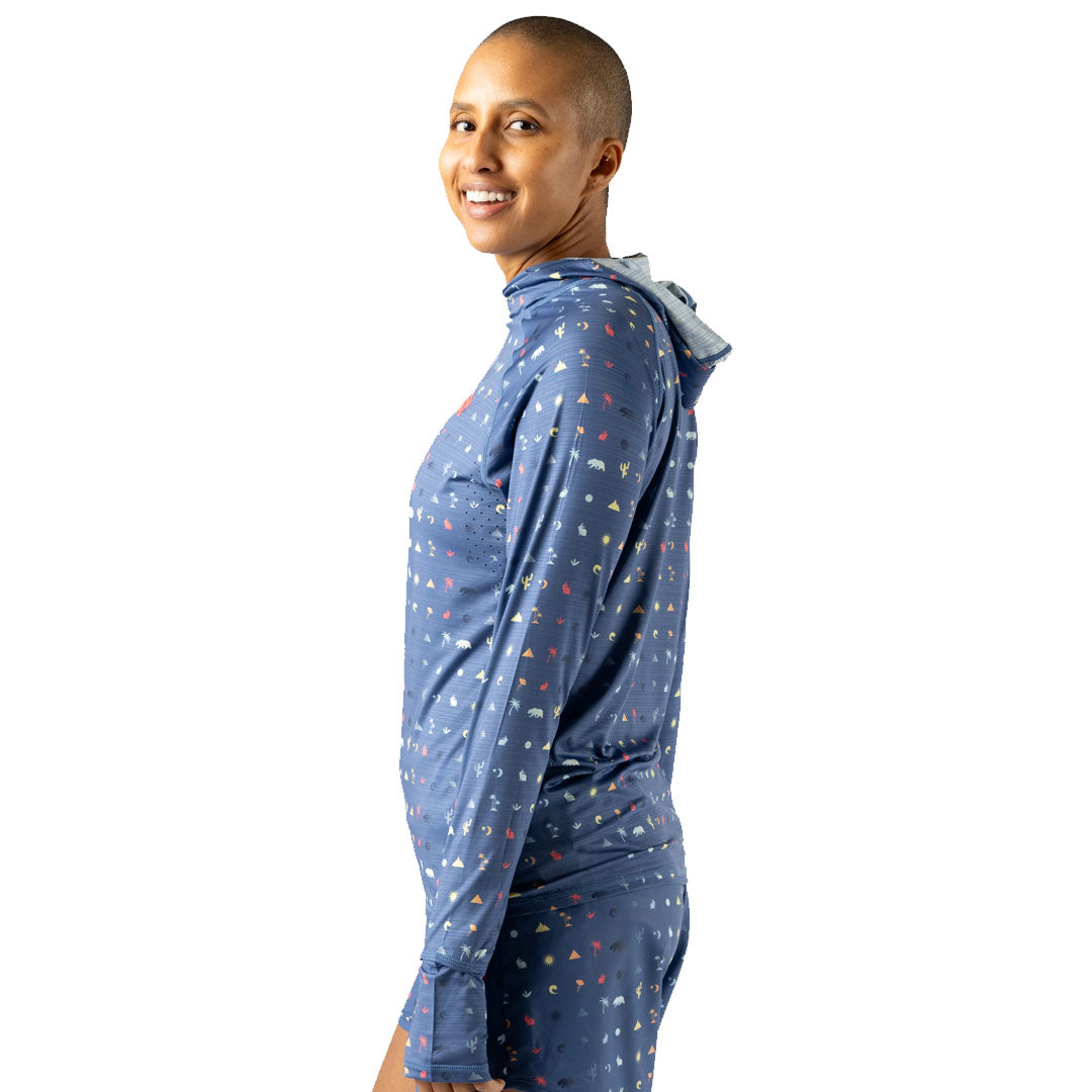 rabbit - UPF Deflector 2.0 - Bijou Blue Icon - Women's